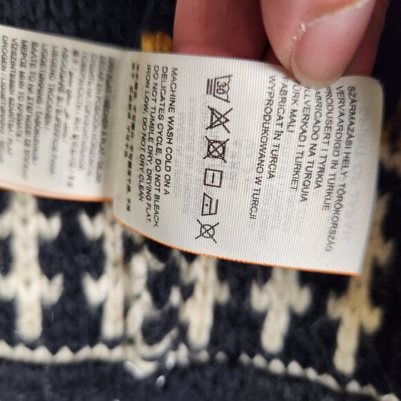 Superdry Premium Knit Wool Blend Rhumi Tassel Black Cardigan Women's Size XS - Picture 10 of 10